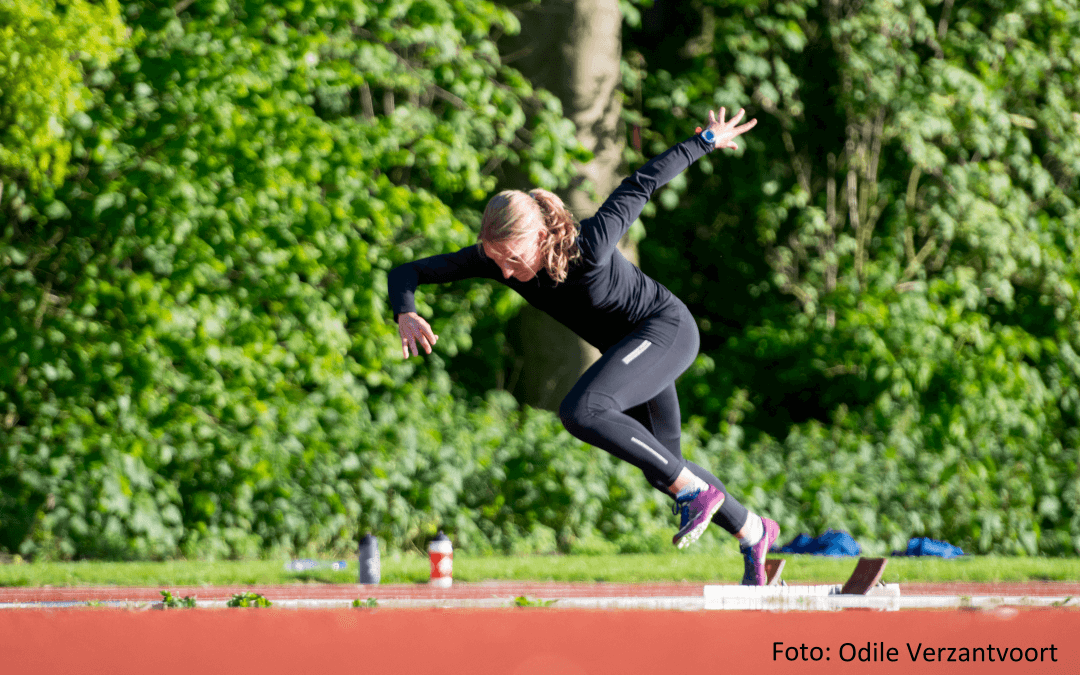 NK Atletiek: Leonie van Vliet behaalt brons